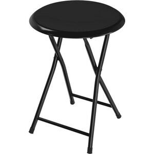 Folding Stool - Backless 18-Inch Stool with 225lb Capacity for Kitchen